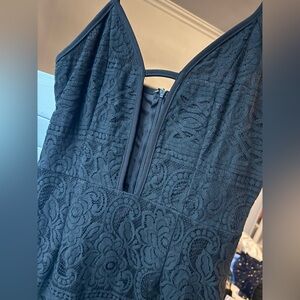 Tobi Elegant Black Lace Dress